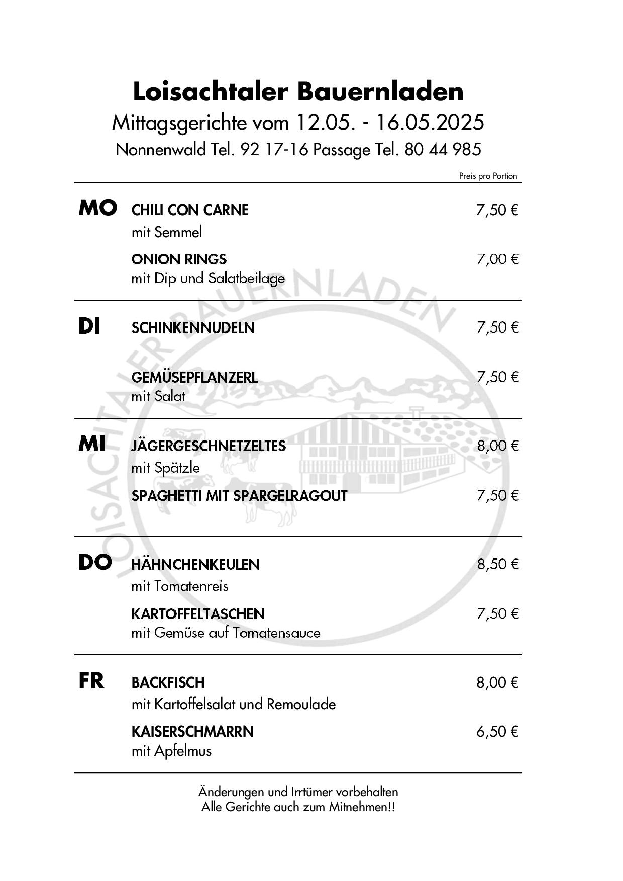 KW 20 12.05.-16.05.2025